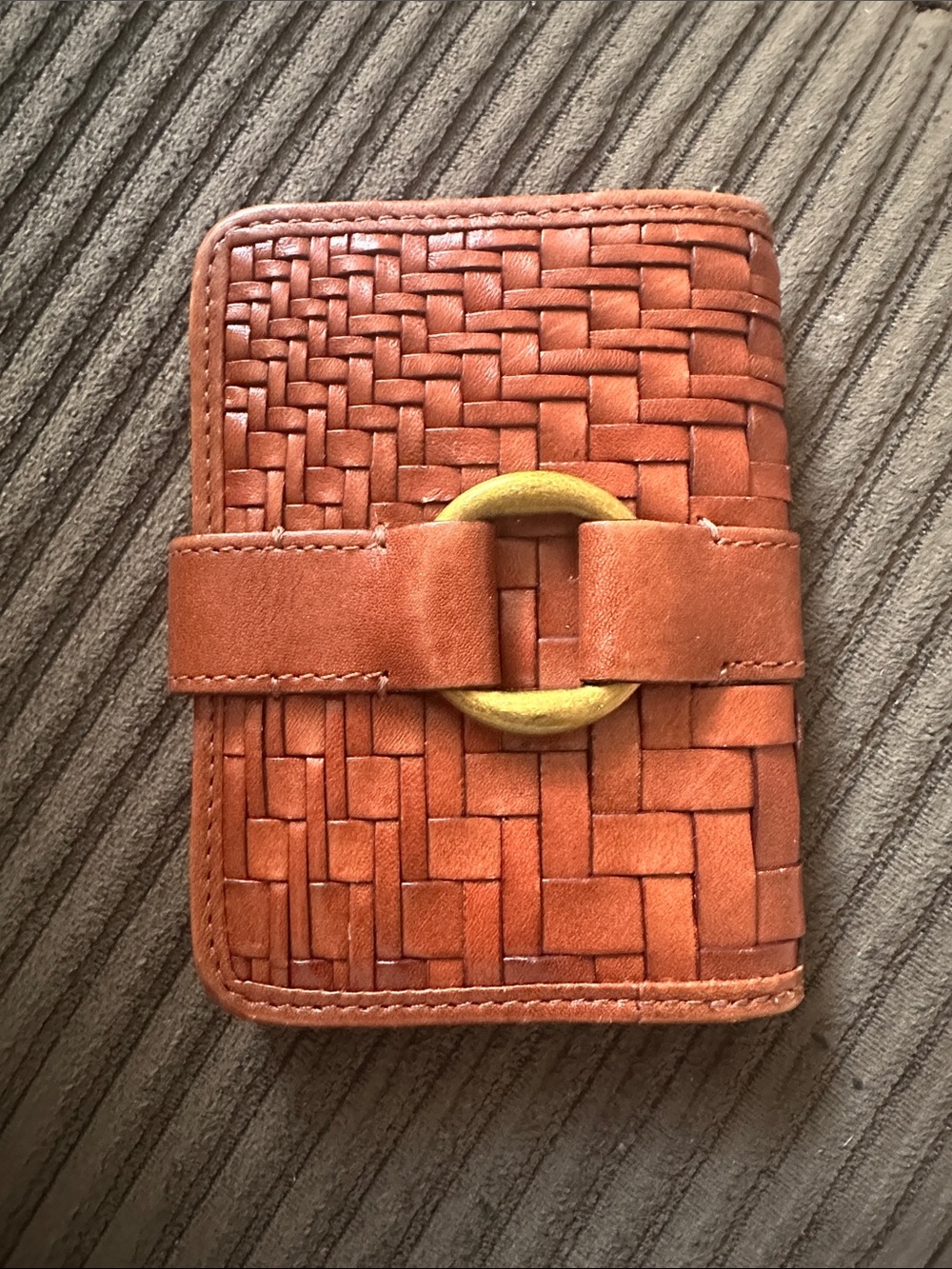 Cole Haan Woven Credit Card Holder
